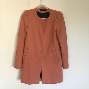 Zara Peach Coat